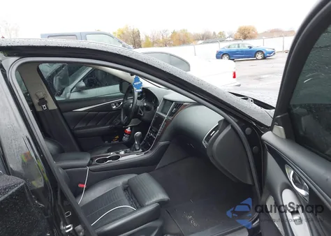 2017 Infiniti Q50 3.0T Red Sport 400 из США, поврежденный, VIN JN1FV7AP9HM850815